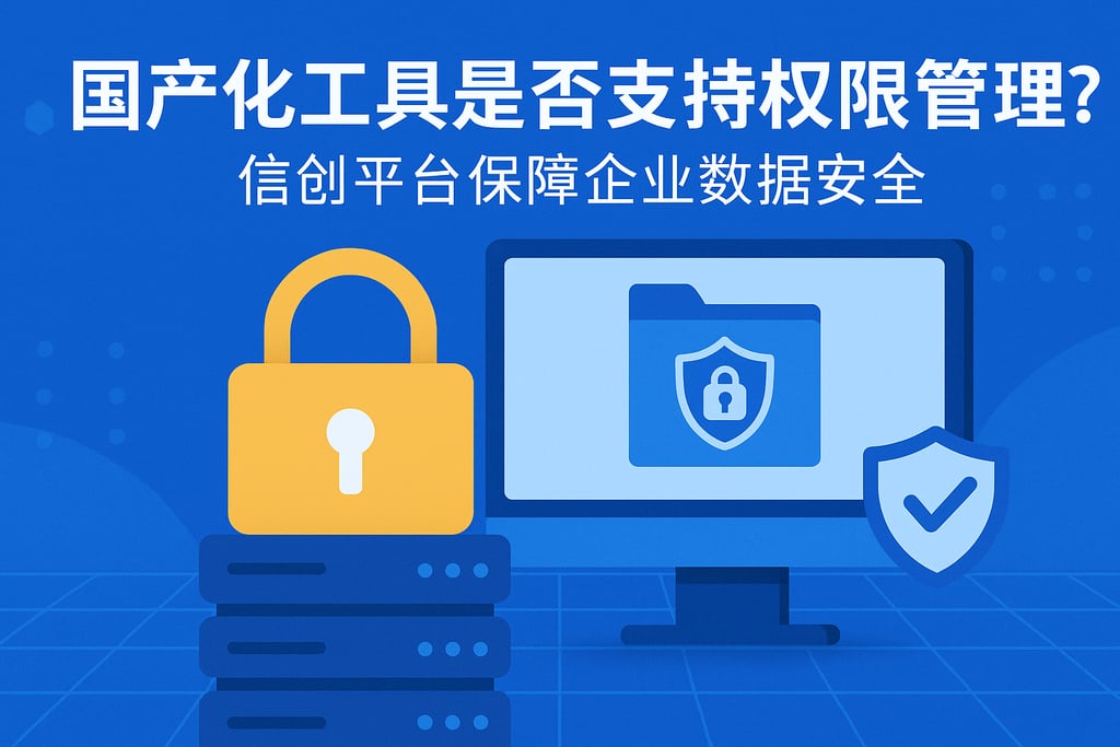 国产化工具是否支持权限管理？信创平台保障企业数据安全