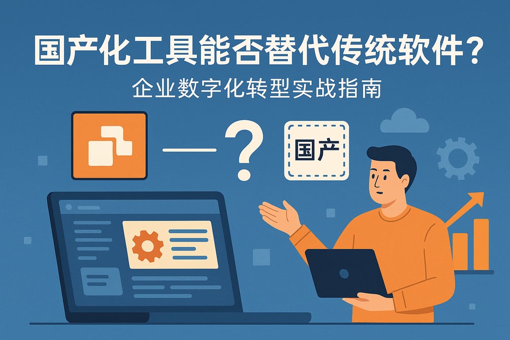 国产化工具能否替代传统软件？企业数字化转型实战指南