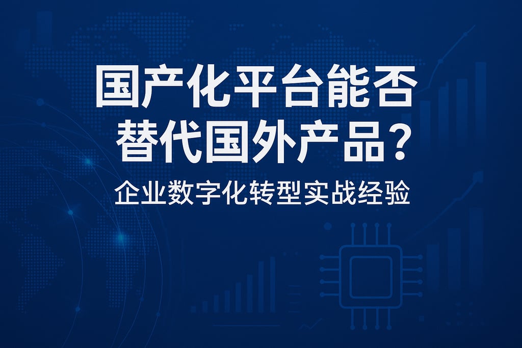 国产化平台能否替代国外产品？企业数字化转型实战经验