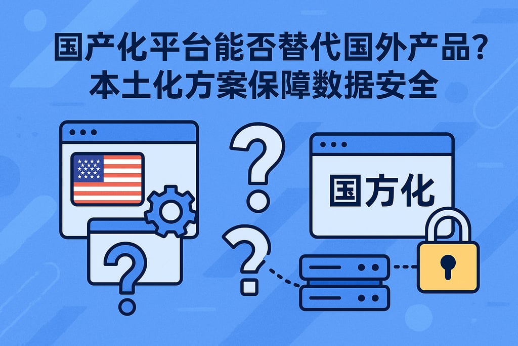 国产化平台能否替代国外产品？本土化方案保障数据安全