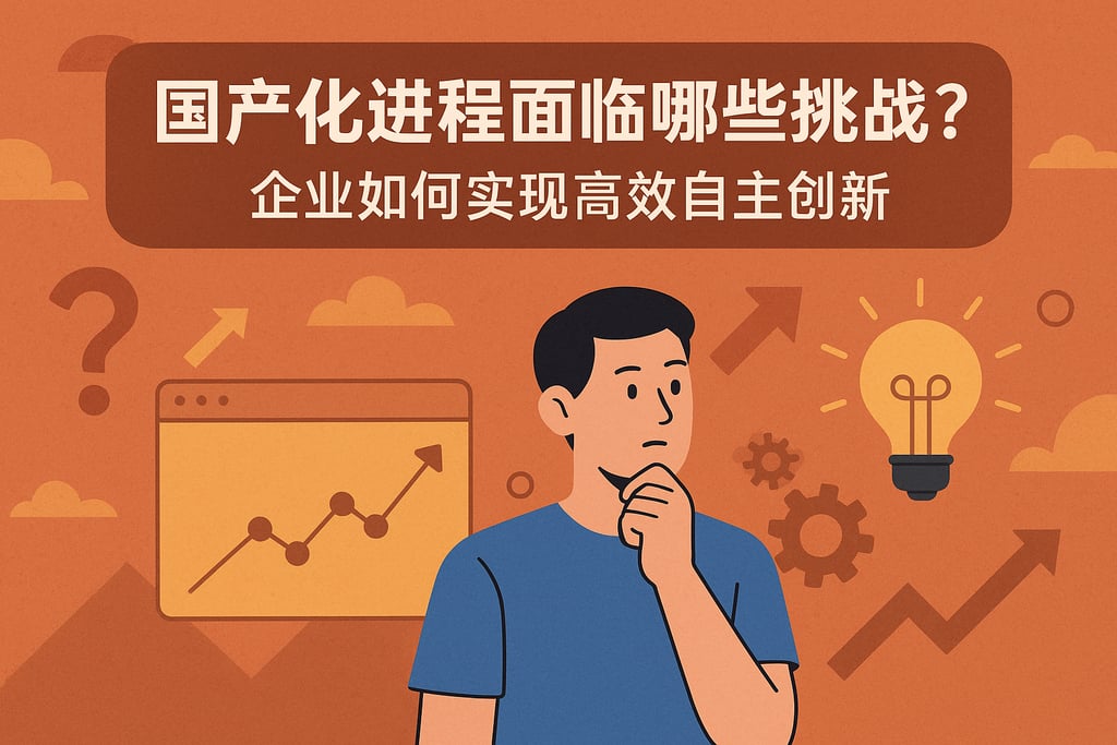 国产化进程面临哪些挑战？企业如何实现高效自主创新