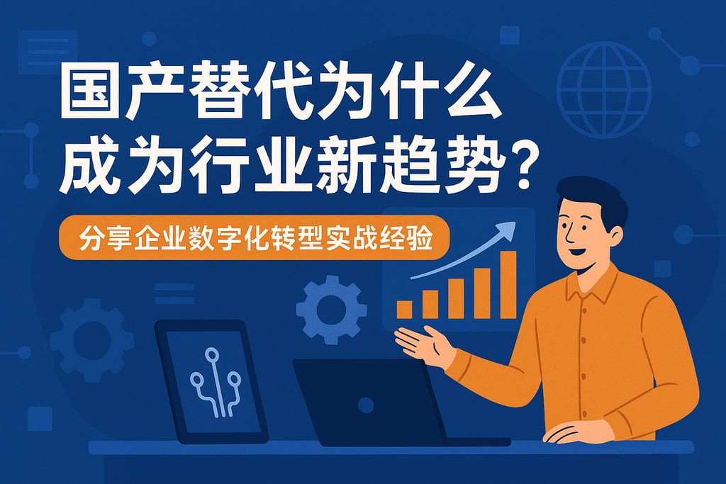 国产替代为什么成为行业新趋势？分享企业数字化转型实战经验