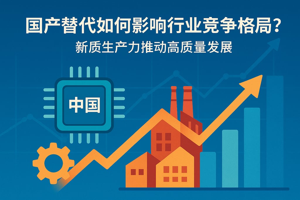 国产替代如何影响行业竞争格局？新质生产力推动高质量发展