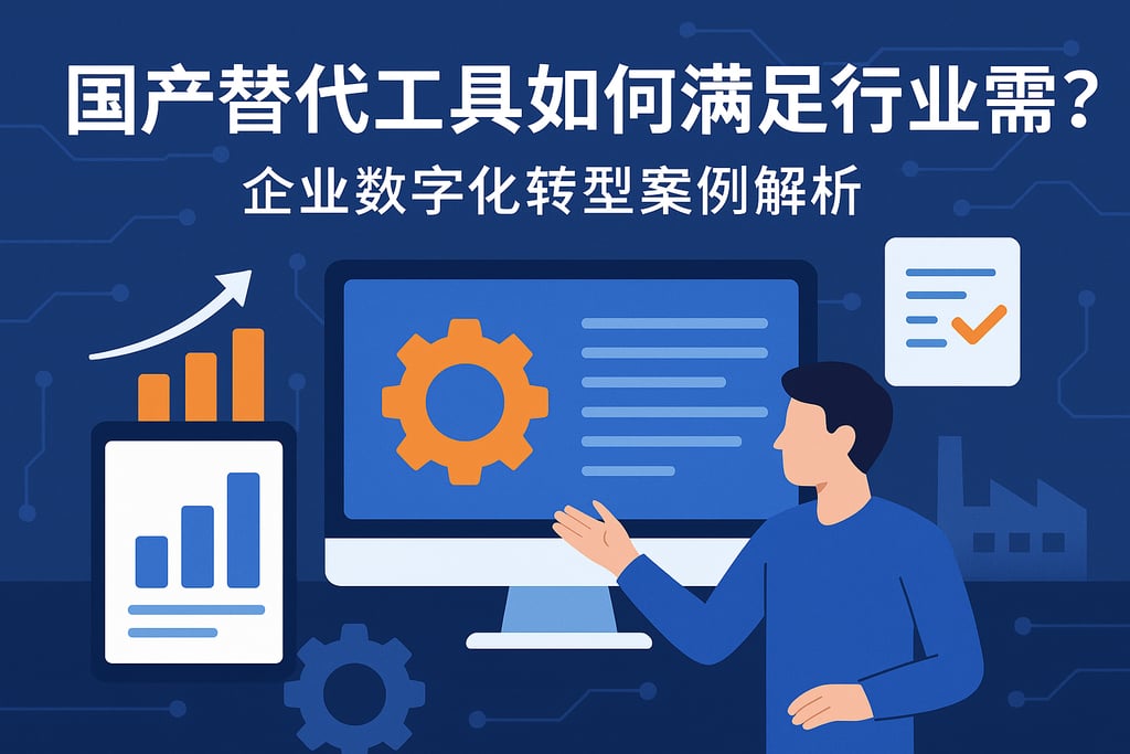 国产替代工具如何满足行业需求？企业数字化转型案例解析