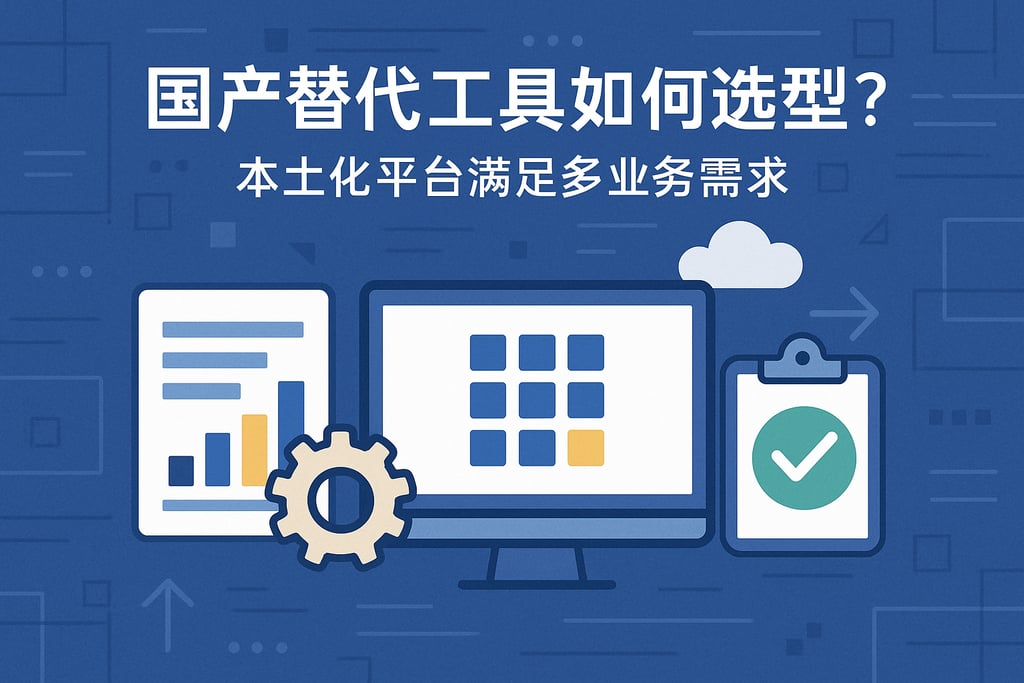 国产替代工具如何选型？本土化平台满足多业务需求