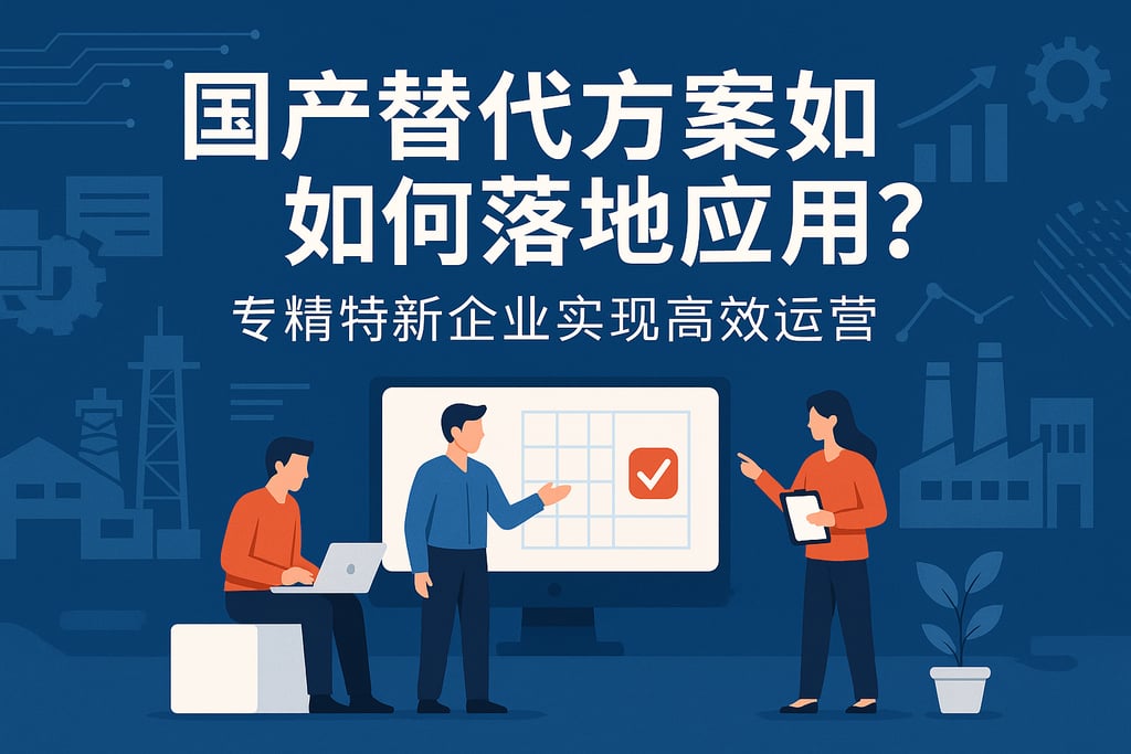 国产替代方案如何落地应用？专精特新企业实现高效运营