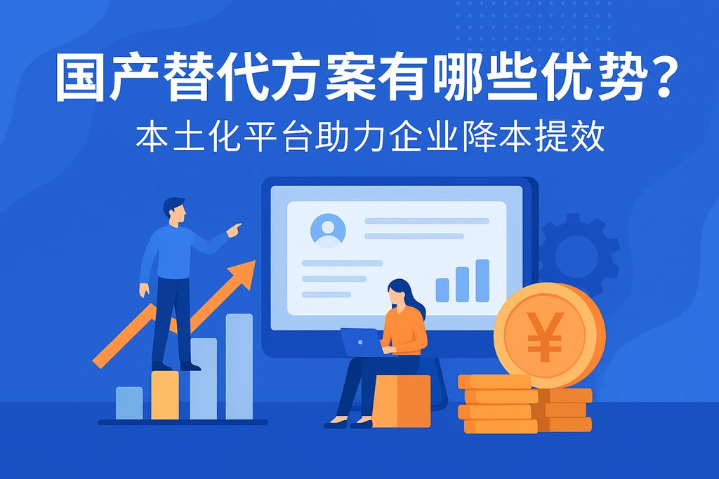 国产替代方案有哪些优势？本土化平台助力企业降本提效