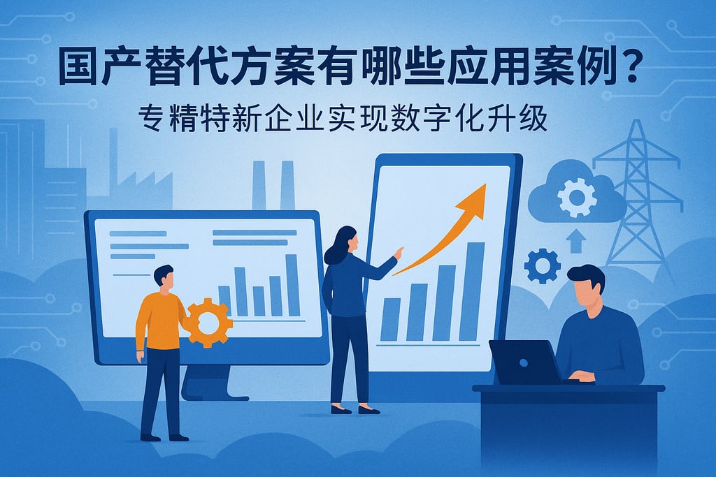 国产替代方案有哪些应用案例？专精特新企业实现数字化升级