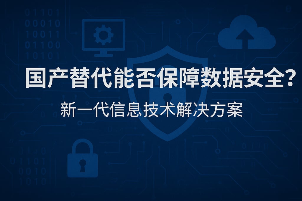 国产替代能否保障数据安全？新一代信息技术解决方案