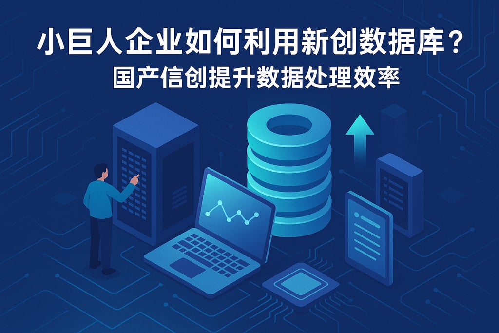 小巨人企业如何利用新创数据库？国产信创提升数据处理效率