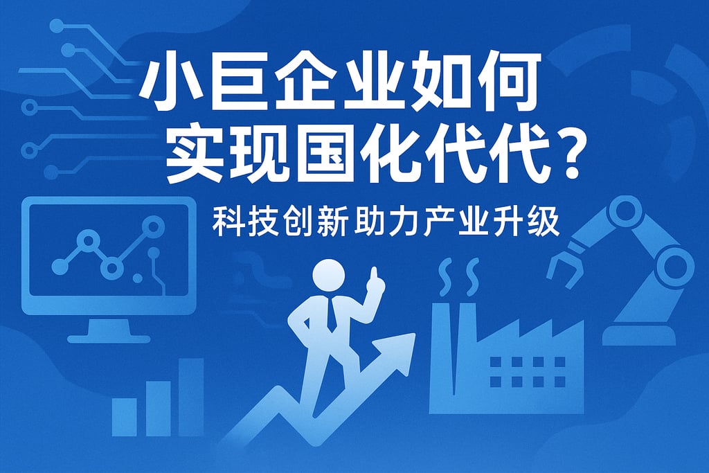 小巨人企业如何实现国产化替代？科技创新助力产业升级