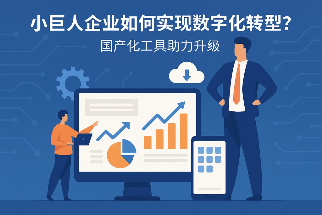 小巨人企业如何实现数字化转型？国产化工具助力升级