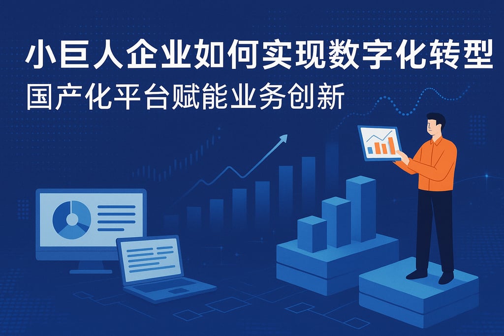 小巨人企业如何实现数字化转型？国产化平台赋能业务创新