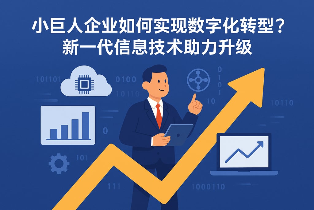小巨人企业如何实现数字化转型？新一代信息技术助力升级