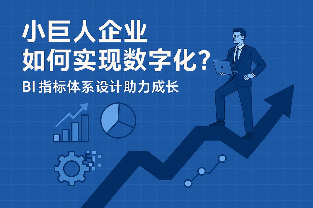 小巨人企业如何实现数字化？BI指标体系设计助力成长