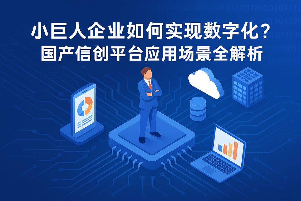 小巨人企业如何实现数字化？国产信创平台应用场景全解析