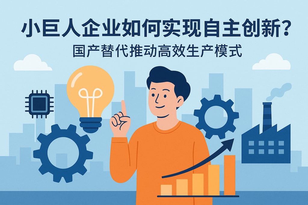 小巨人企业如何实现自主创新？国产替代推动高效生产模式