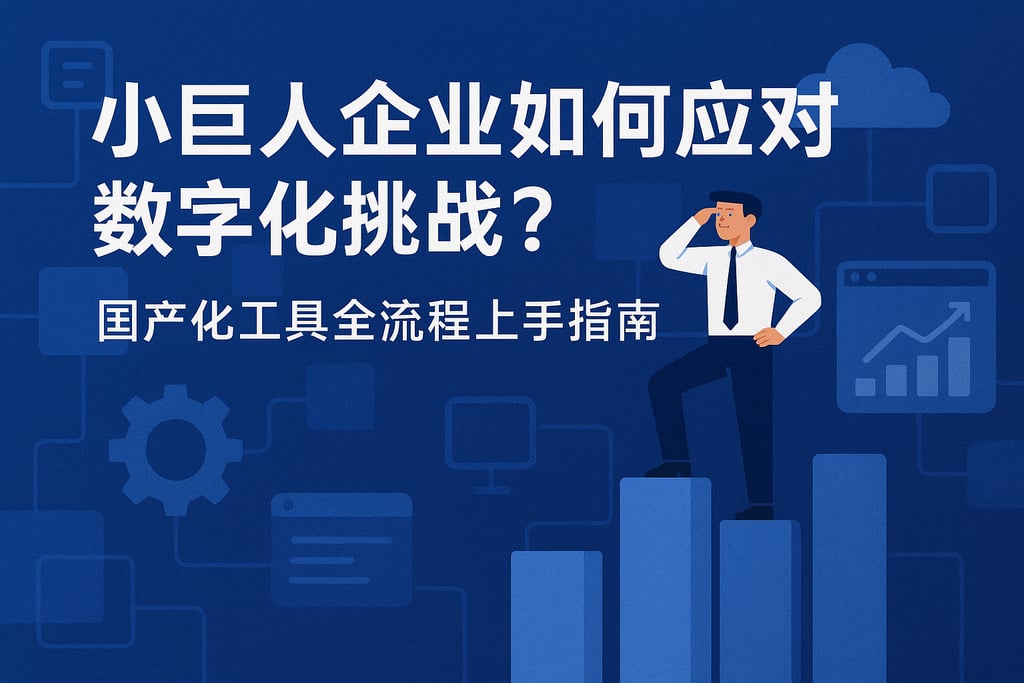 小巨人企业如何应对数字化挑战？国产化工具全流程上手指南