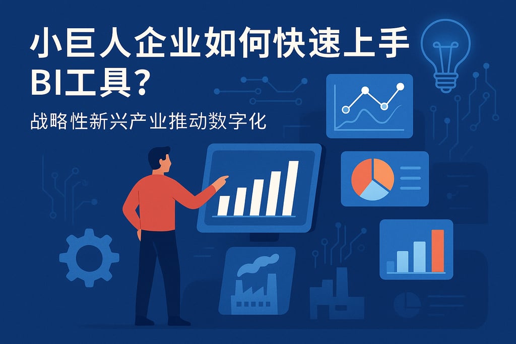小巨人企业如何快速上手BI工具？战略性新兴产业推动数字化