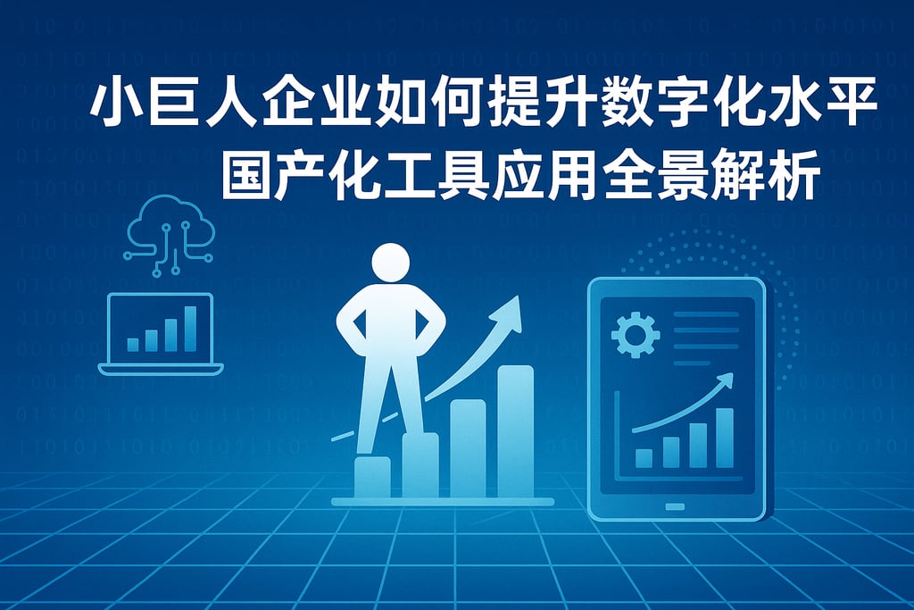 小巨人企业如何提升数字化水平？国产化工具应用全景解析