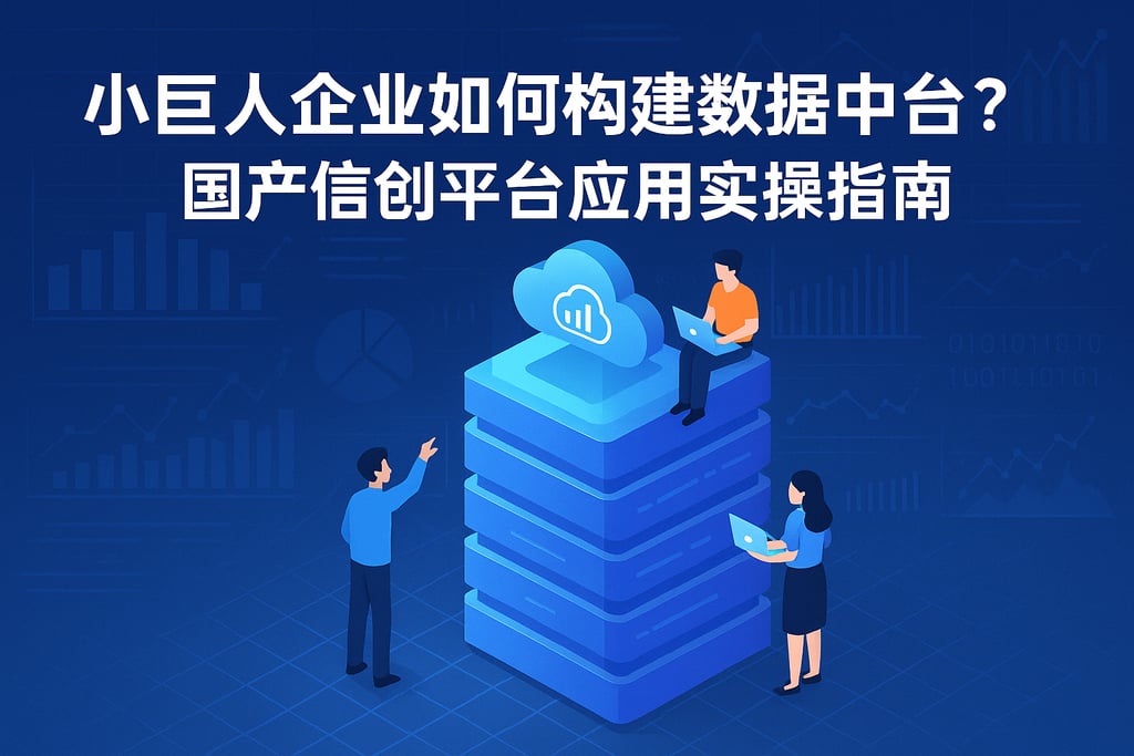 小巨人企业如何构建数据中台？国产信创平台应用实操指南