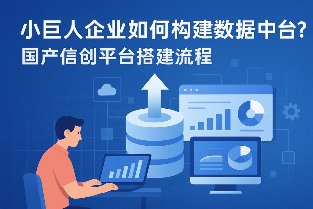 小巨人企业如何构建数据中台？国产信创平台搭建流程