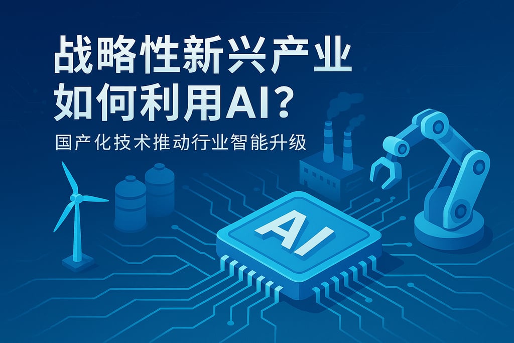 战略性新兴产业如何利用AI？国产化技术推动行业智能升级
