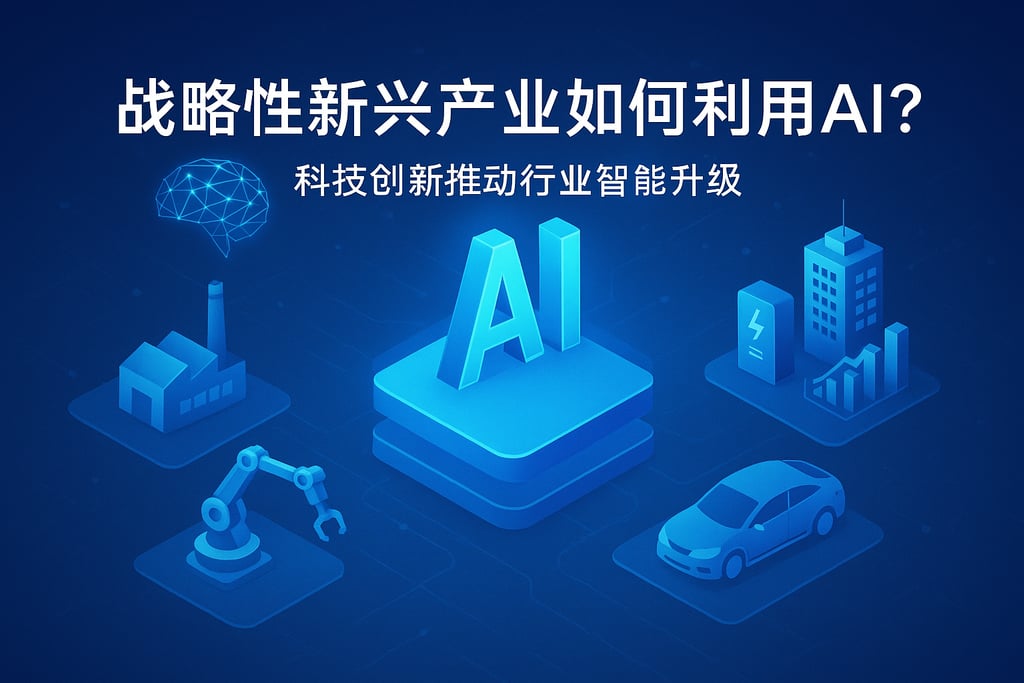战略性新兴产业如何利用AI？科技创新推动行业智能升级