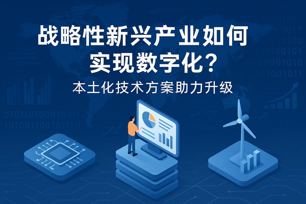 战略性新兴产业如何实现数字化？本土化技术方案助力升级
