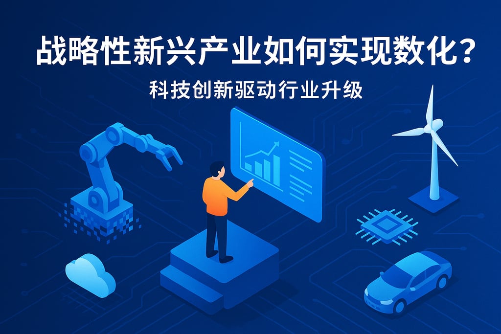 战略性新兴产业如何实现数字化？科技创新驱动行业升级
