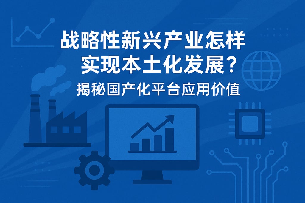 战略性新兴产业怎样实现本土化发展？揭秘国产化平台应用价值