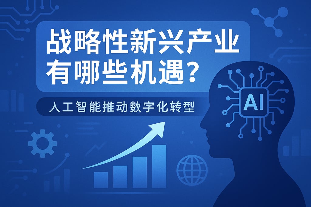 战略性新兴产业有哪些机遇？人工智能推动数字化转型