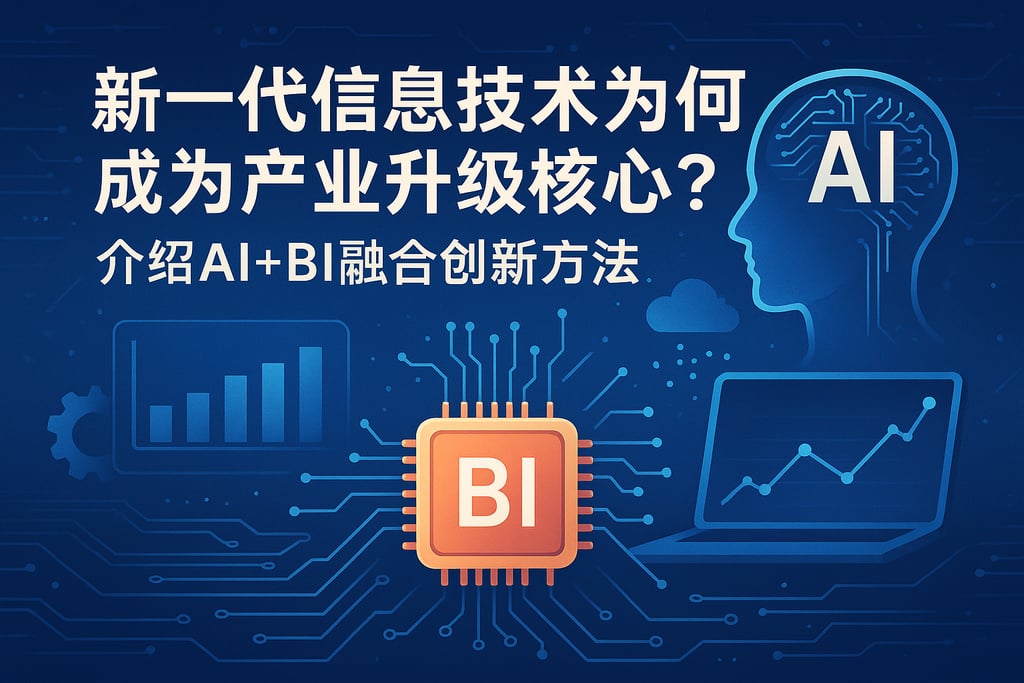 新一代信息技术为何成为产业升级核心？介绍AI+BI融合创新方法