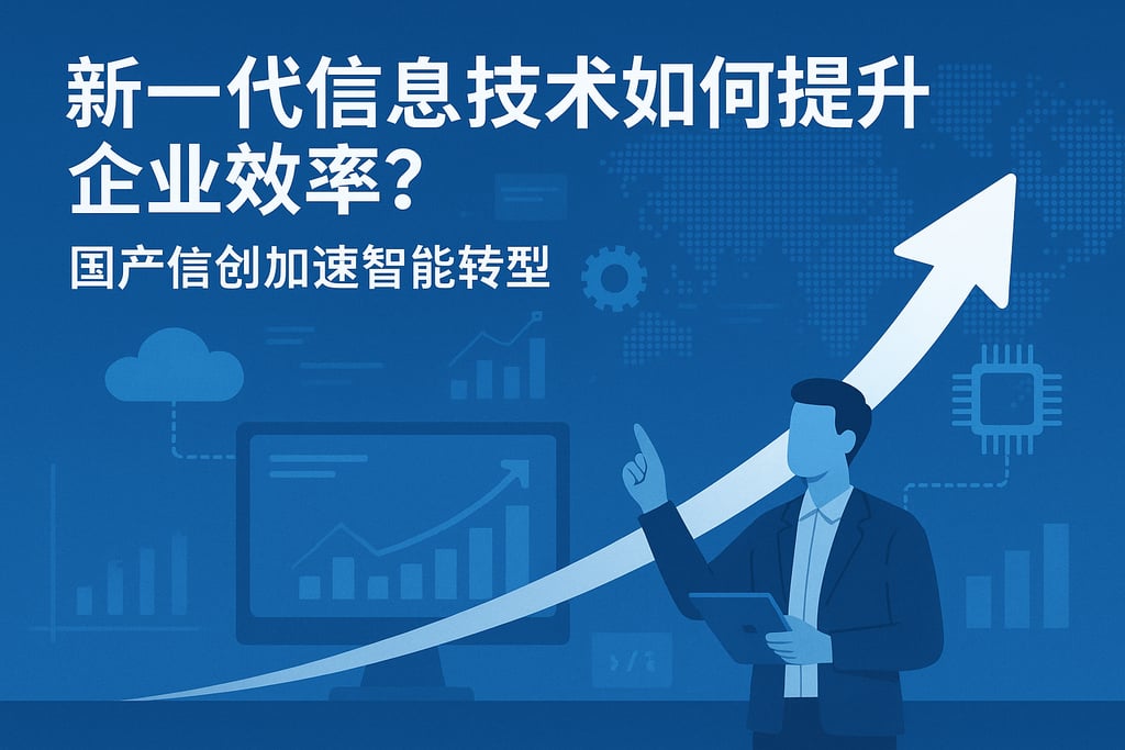 新一代信息技术如何提升企业效率？国产信创加速智能转型