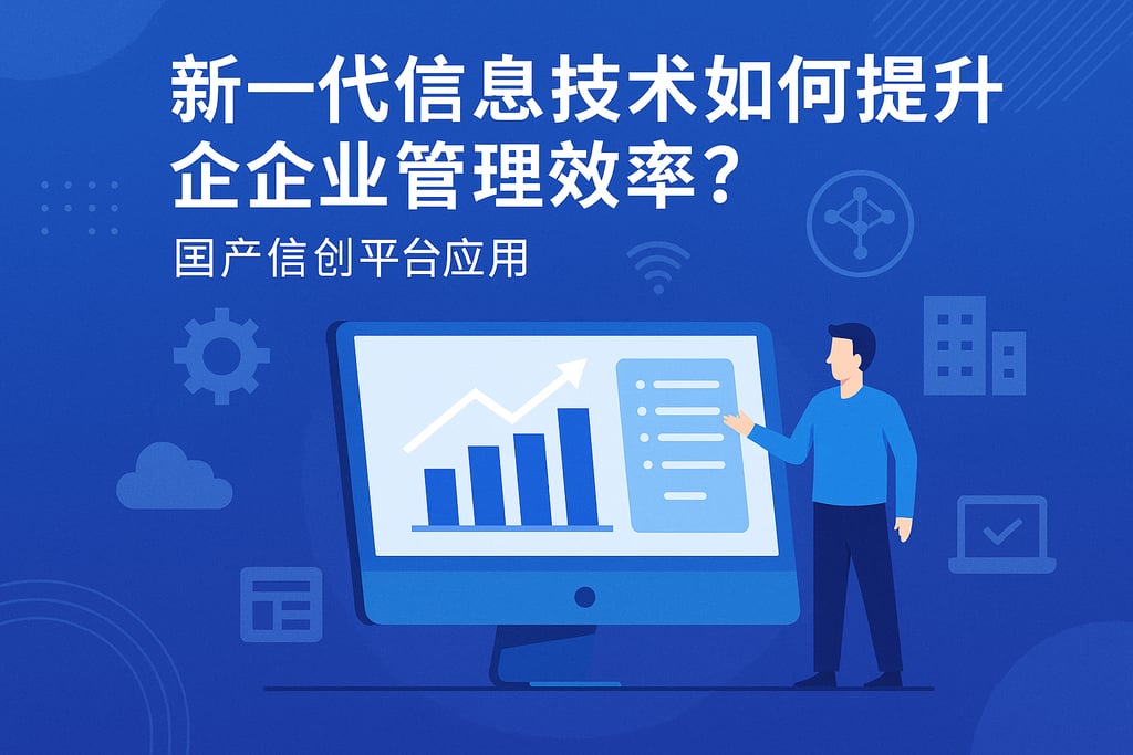 新一代信息技术如何提升企业管理效率？国产信创平台应用