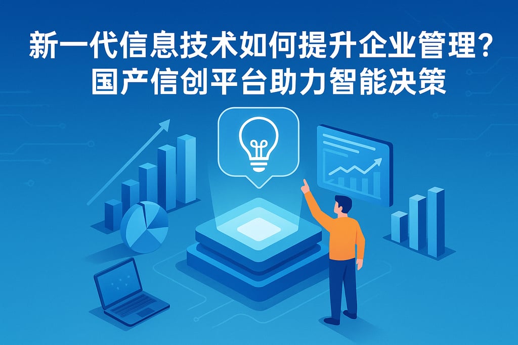 新一代信息技术如何提升企业管理？国产信创平台助力智能决策