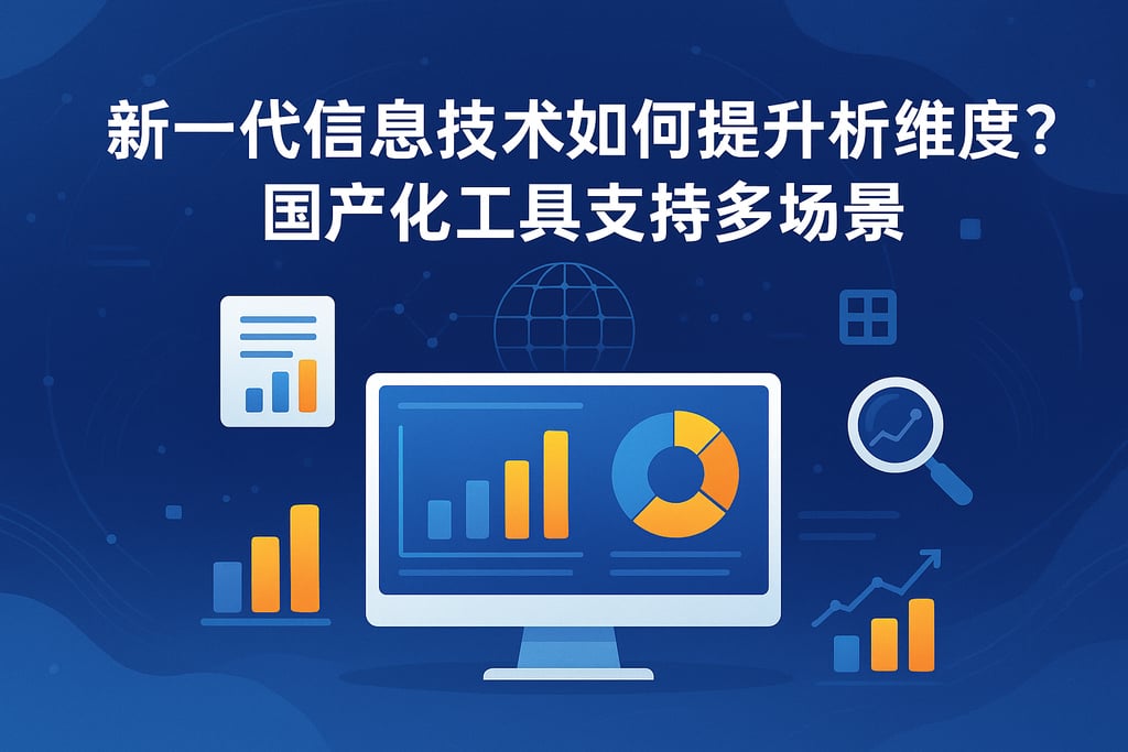 新一代信息技术如何提升分析维度？国产化工具支持多场景