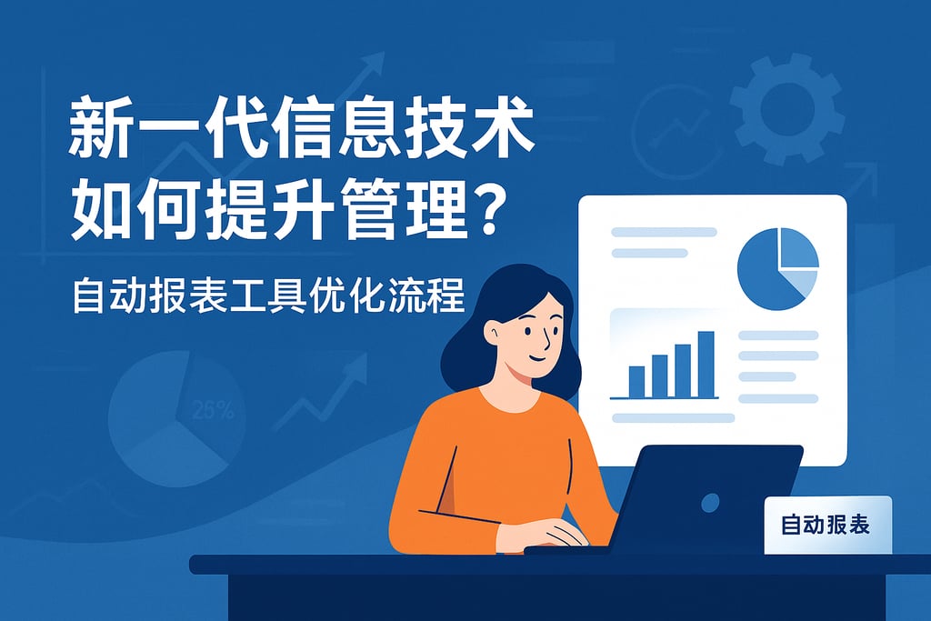 新一代信息技术如何提升管理？自动报表工具优化流程