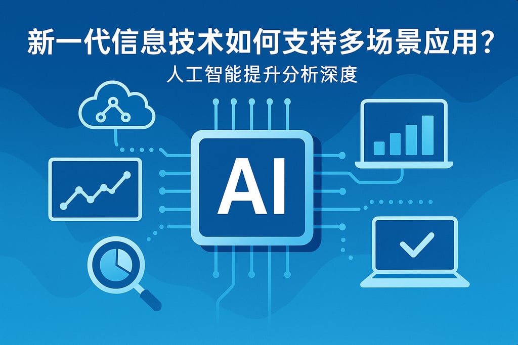 新一代信息技术如何支持多场景应用？人工智能提升分析深度