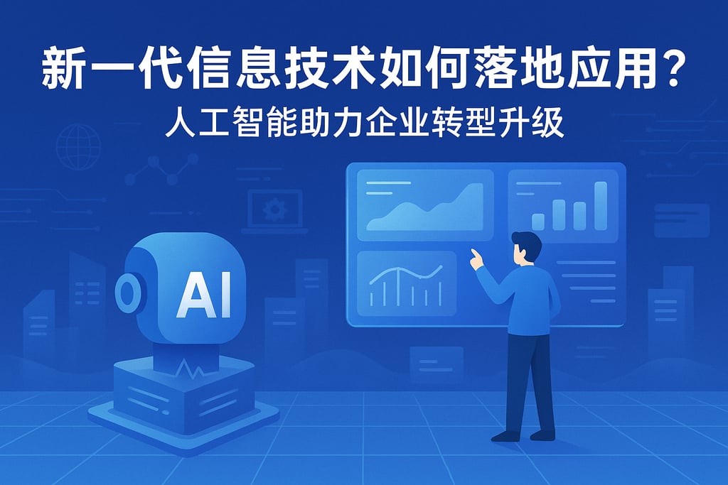 新一代信息技术如何落地应用？人工智能助力企业转型升级