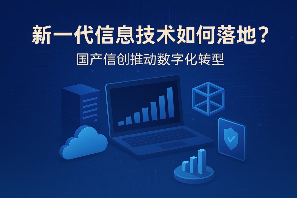 新一代信息技术如何落地？国产信创推动数字化转型