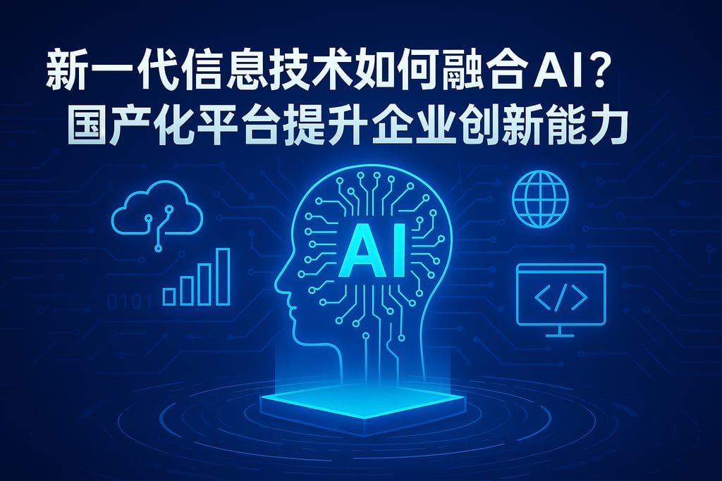 新一代信息技术如何融合AI？国产化平台提升企业创新能力