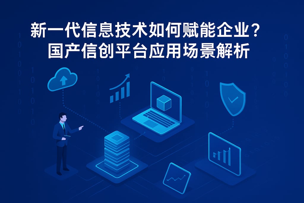 新一代信息技术如何赋能企业？国产信创平台应用场景解析