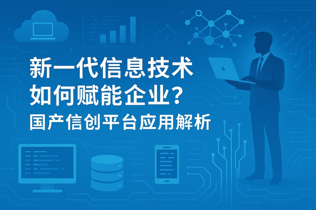 新一代信息技术如何赋能企业？国产信创平台应用解析