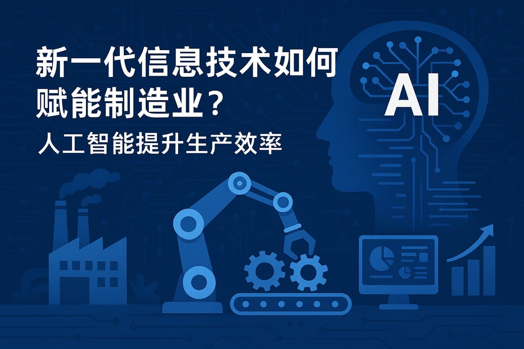 新一代信息技术如何赋能制造业？人工智能提升生产效率