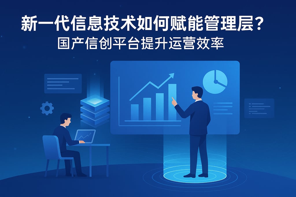 新一代信息技术如何赋能管理层？国产信创平台提升运营效率