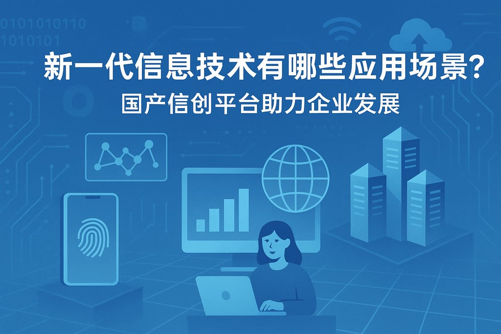 新一代信息技术有哪些应用场景？国产信创平台助力企业发展