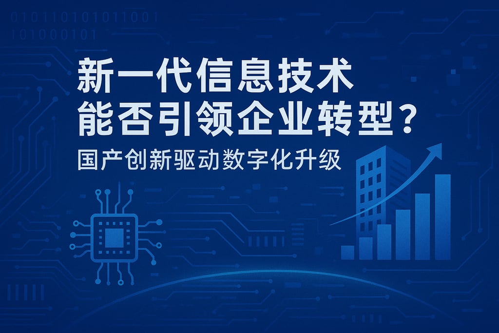 新一代信息技术能否引领企业转型？国产创新驱动数字化升级