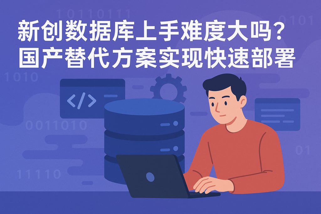 新创数据库上手难度大吗？国产替代方案实现快速部署