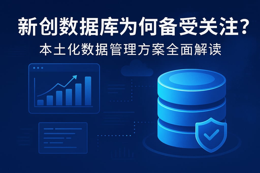 新创数据库为何备受关注？本土化数据管理方案全面解读